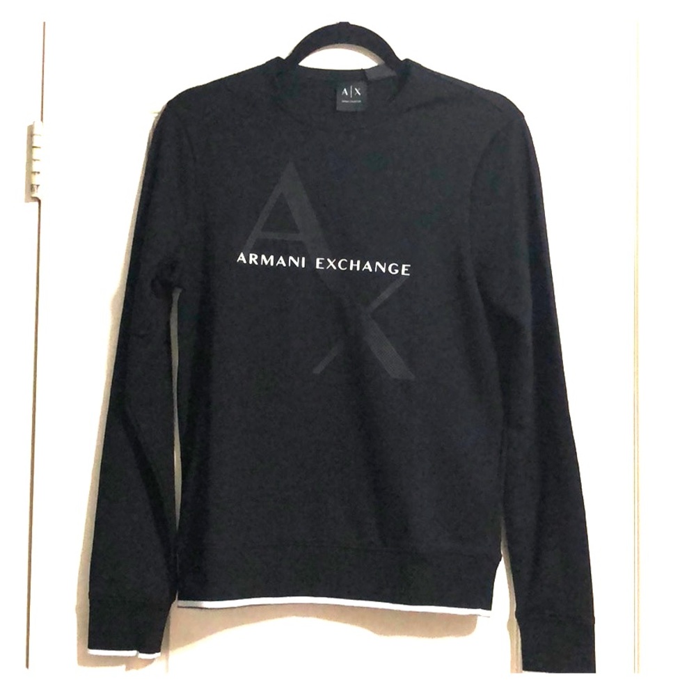 Armani crew neck pullover